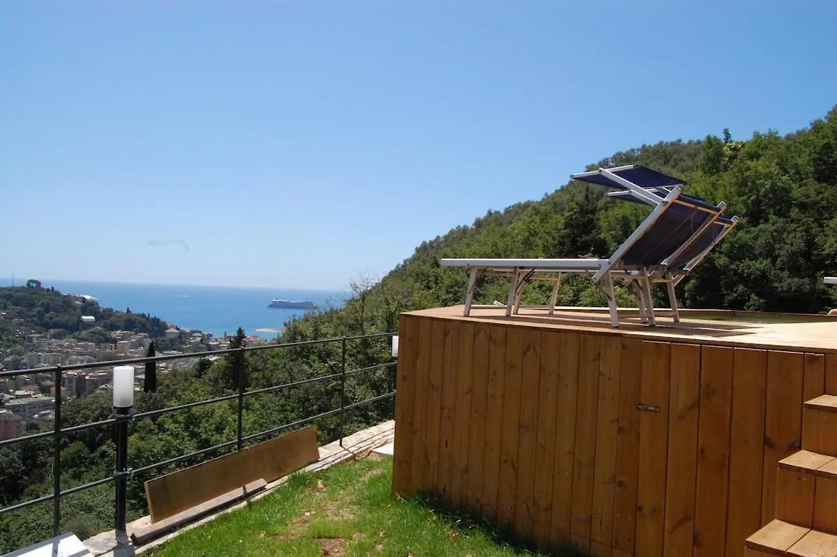 Villa Case Nel Verde Con Vista Mare, Rapallo