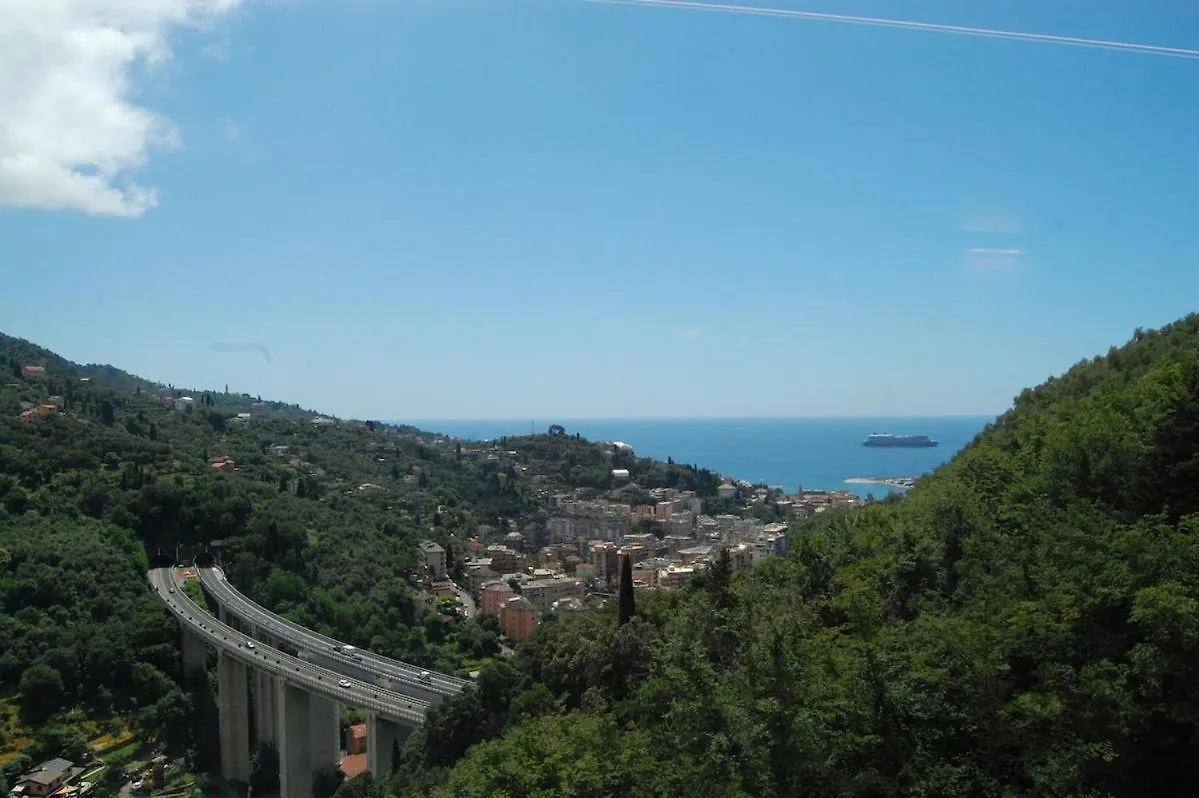 Villa Case Nel Verde Con Vista Mare, Rapallo
