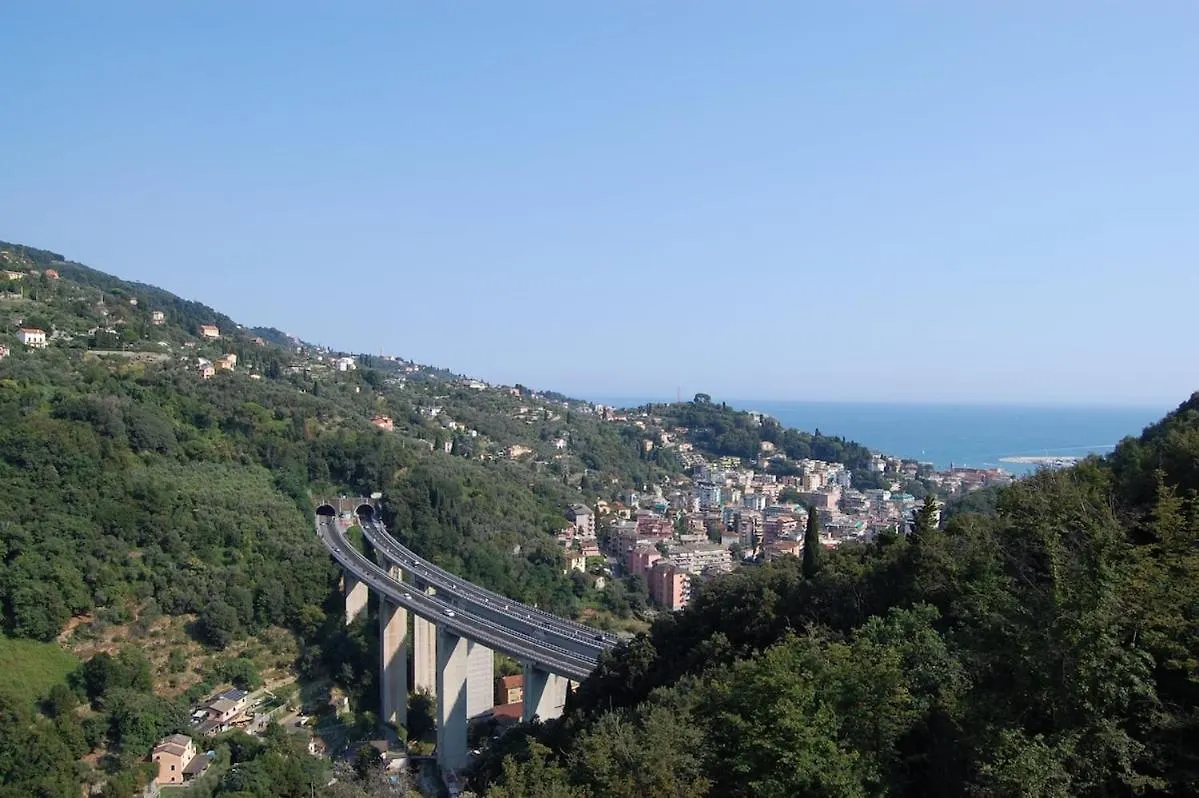 Villa Case Nel Verde Con Vista Mare, Rapallo