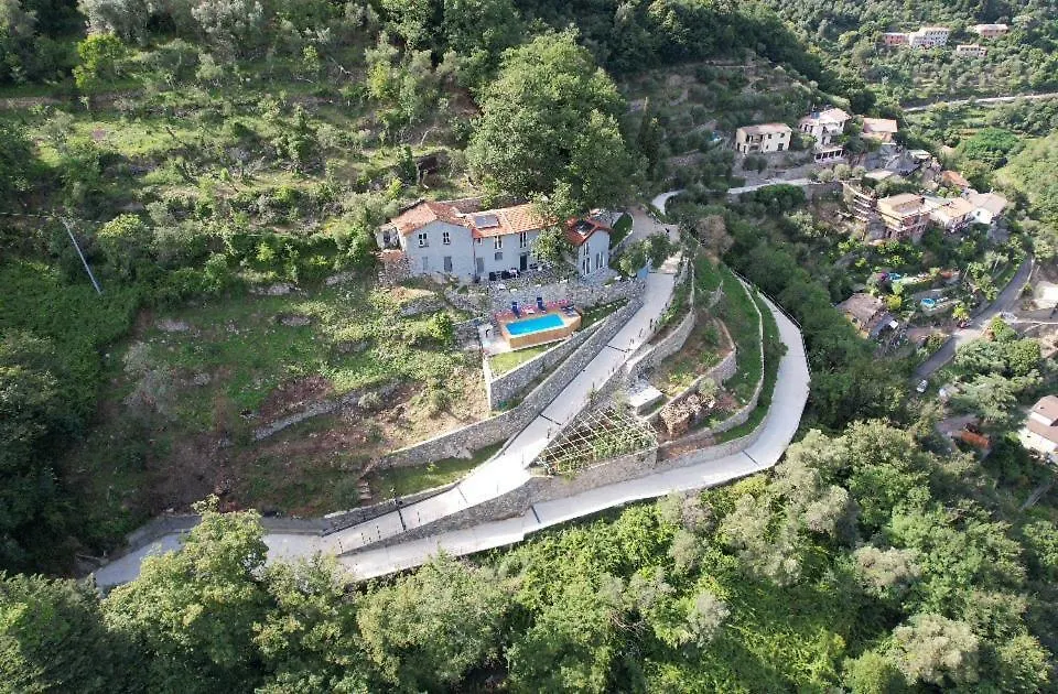Villa Case Nel Verde Con Vista Mare, Rapallo Italy